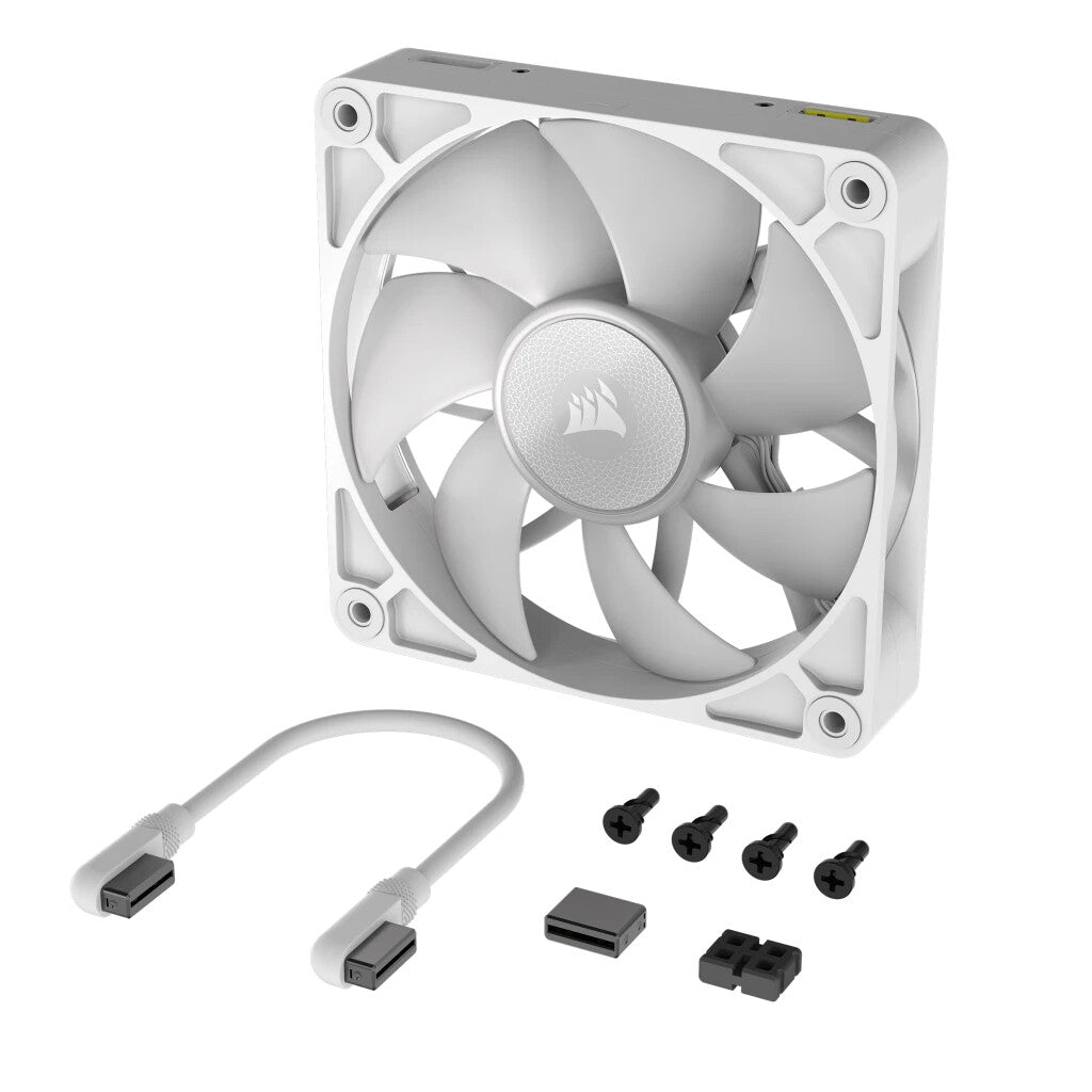 Corsair iCUE LINK RX120 RGB - Computer Case Fan in White - 120mm