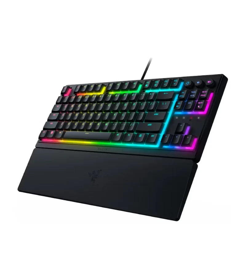 Razer Ornata V3 Tenkeyless - USB Wired RGB Mecha-membrane Gaming Keyboard in Black (QWERTY UK)