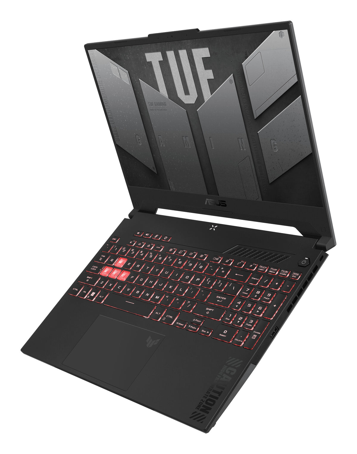 ASUS TUF Gaming A15 Laptop - 39.6 cm (15.6&quot;) - AMD Ryzen™ 5 7535HS - 8 GB DDR5-SDRAM - 512 GB SSD - NVIDIA GeForce RTX 4050 - Wi-Fi 6 - Windows 11 Home - Black / Grey