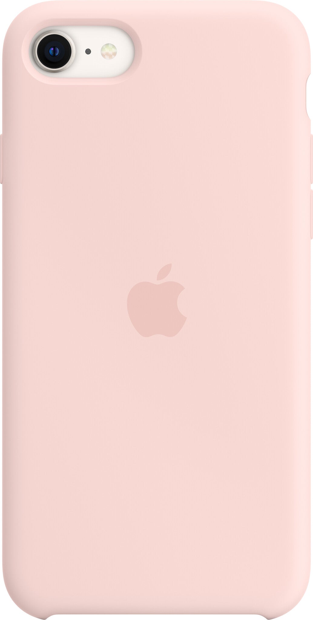 Apple MN6G3ZM/A - Silicone Case for iPhone SE in Chalk Pink