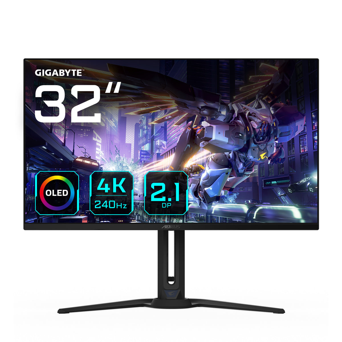 Gigabyte AORUS FO32U2P - 80 cm (31.5&quot;) - 3840 x 2160 pixels 4K Ultra HD OLED Monitor