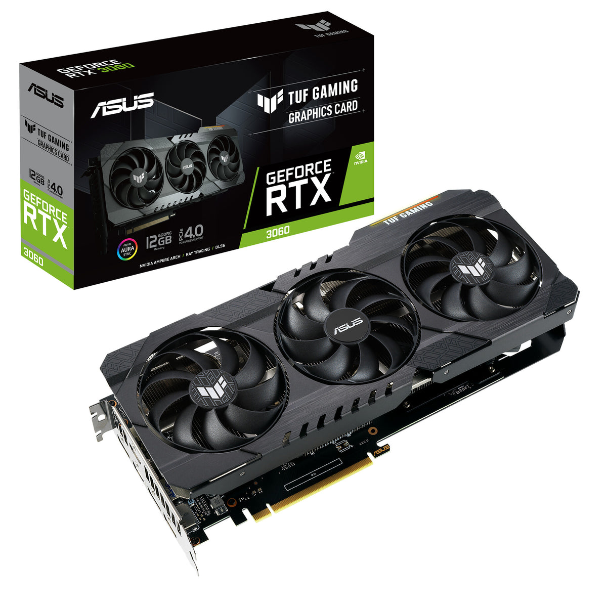 ASUS TUF Gaming - NVIDIA 12 GB GDDR6 GeForce RTX 3060 graphics card