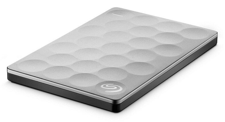 Seagate Backup Plus Ultra Slim - External HDD in Platinum - 1 TB