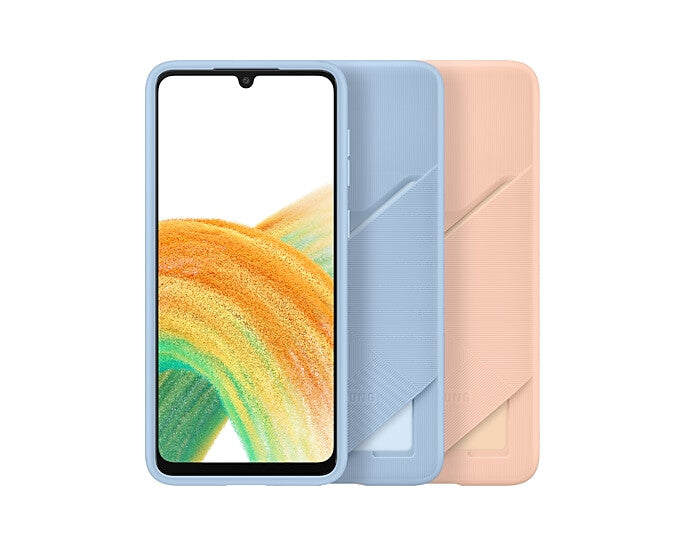 Samsung Card Slot Case for Galaxy A33 (5G) in Peach