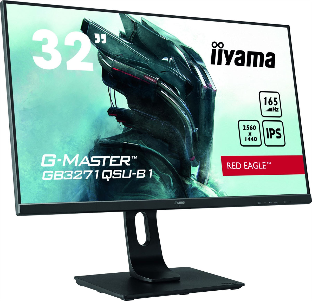 iiyama G-MASTER GB3271QSU-B1 Computer Monitor 80 cm (31.5&quot;) 2560 x 1440 pixels Wide Quad HD LED Black