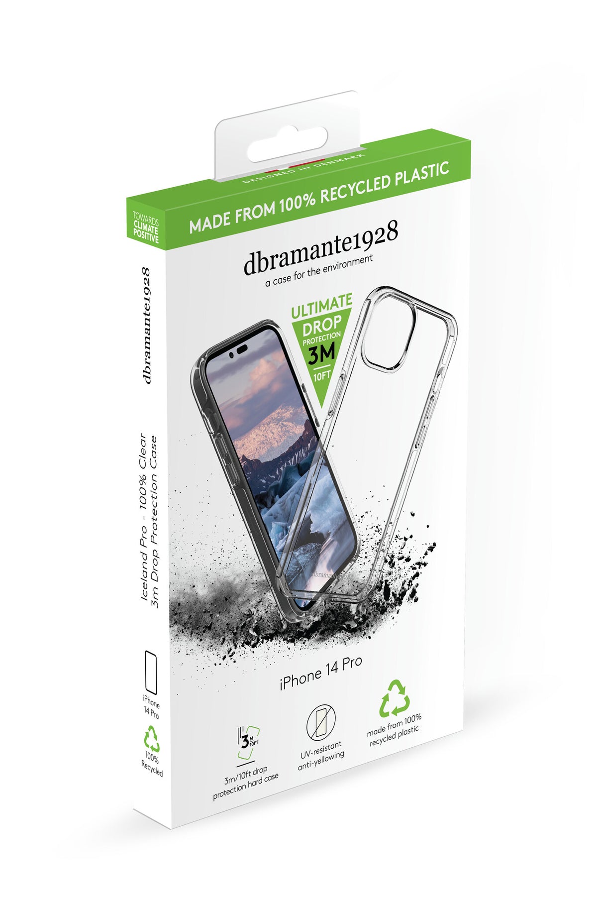 dbramante1928 Iceland Pro for iPhone 14 Pro in Clear