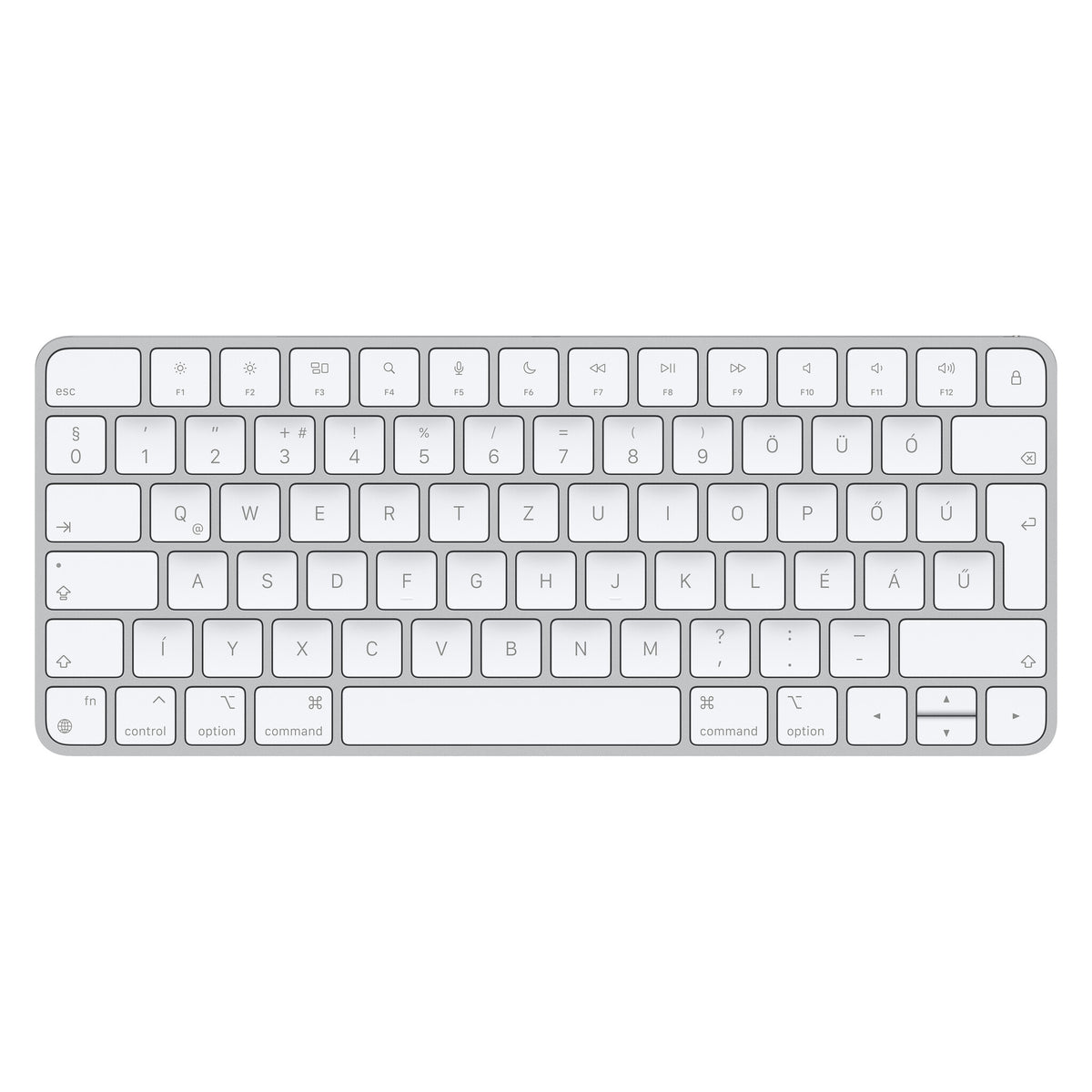 Apple Magic - USB Wired + Bluetooth Wireless Keyboard in Aluminium / White (QWERTZ Hungarian)