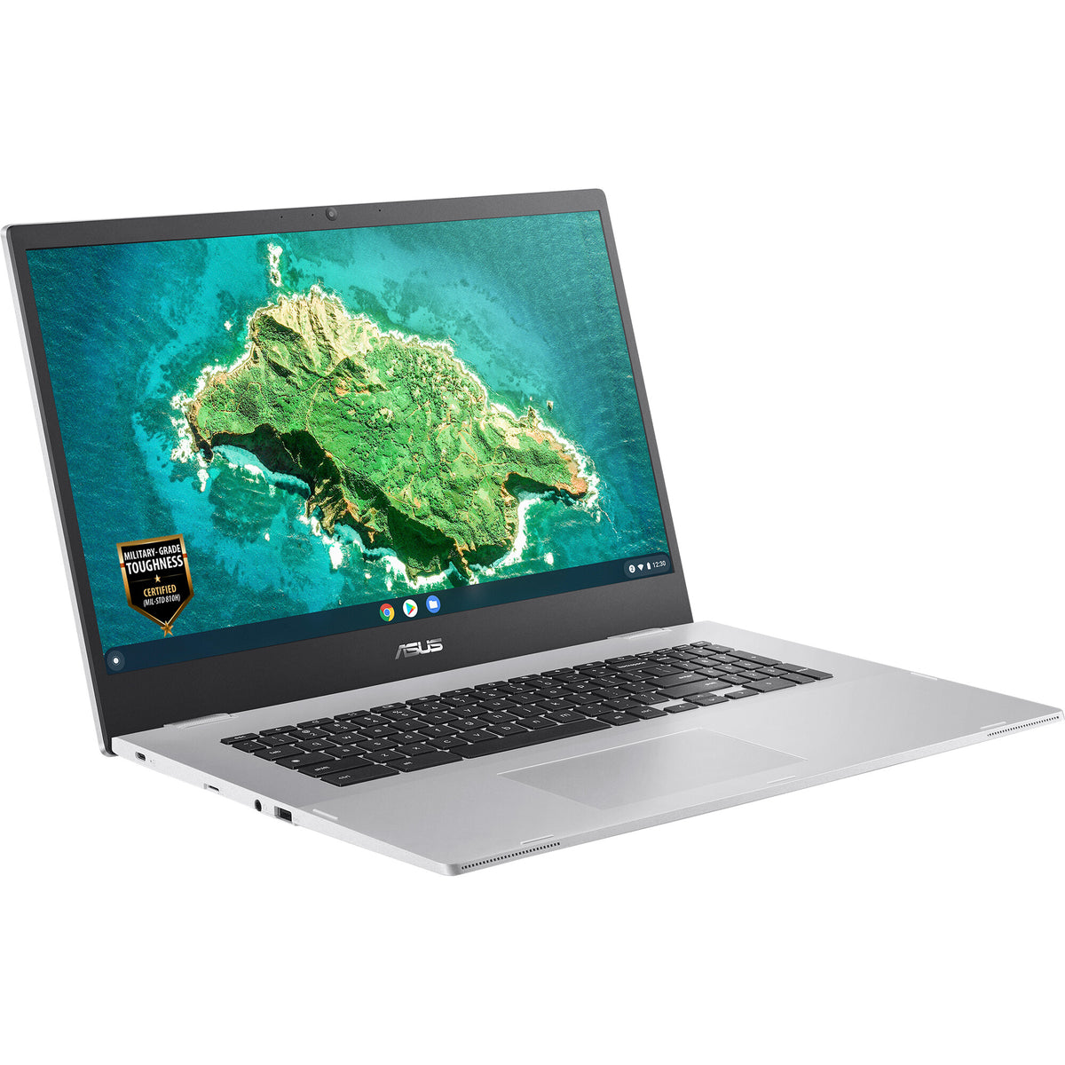 ASUS Chromebook - 43.9 cm (17.3&quot;) - Intel® Pentium® Silver N6000 - 4 GB LPDDR4x-SDRAM - 128 GB eMMC - Wi-Fi 6 - ChromeOS - Silver