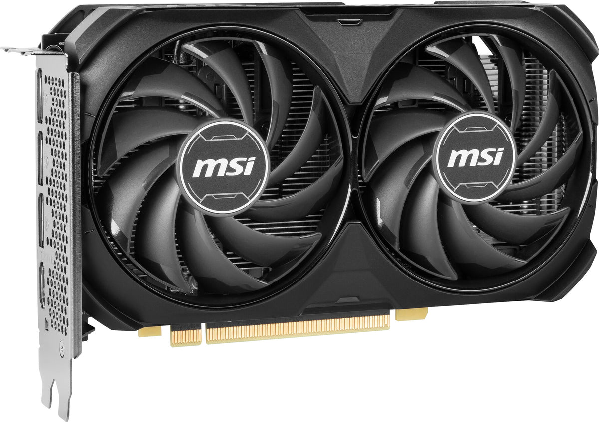 MSI VENTUS 2X BLACK 8G OC - NVIDIA 8 GB GDDR6 GeForce RTX 4060 Ti graphics card