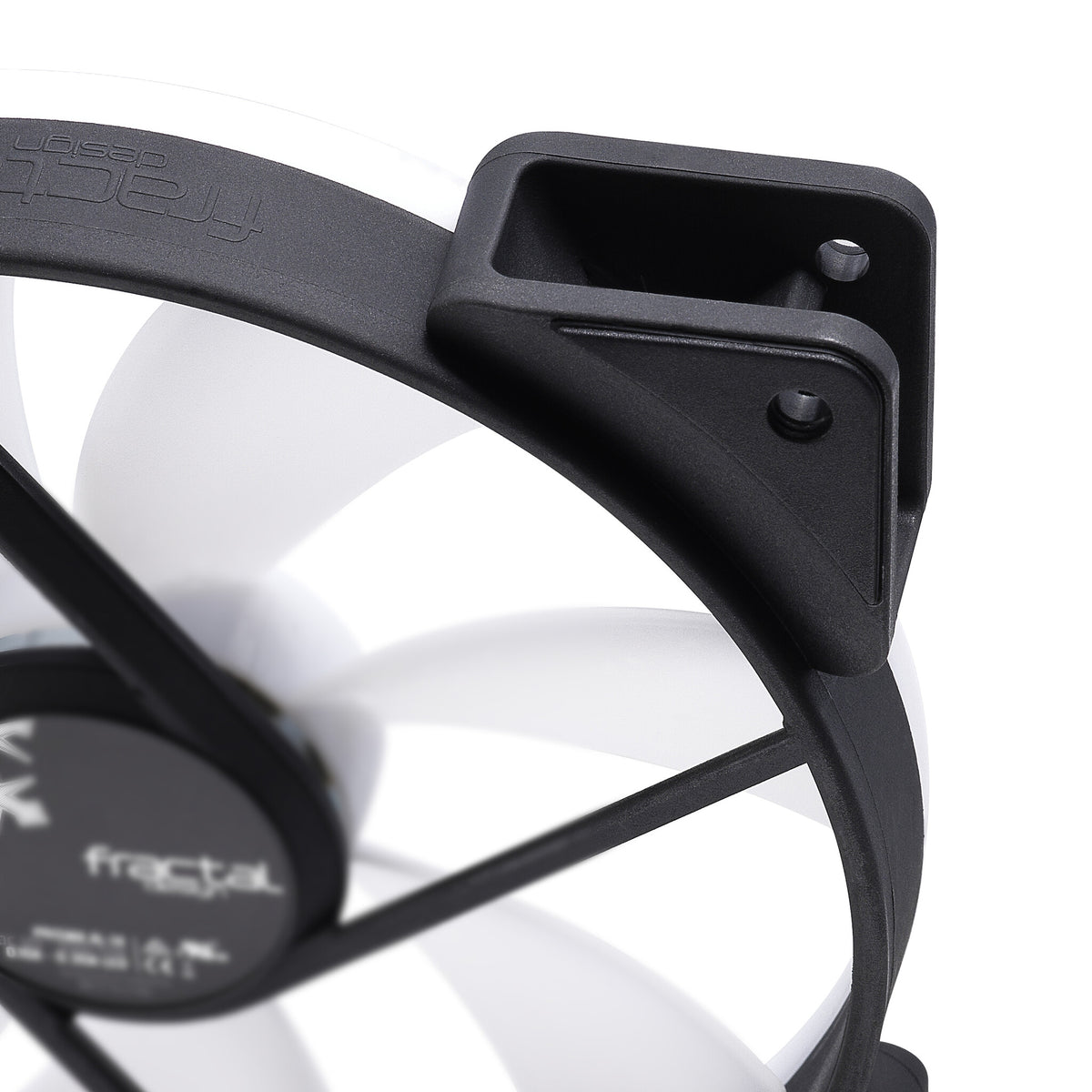 Fractal Design Prisma AL-14 PWM Computer Case Fan in Black / White - 140mm