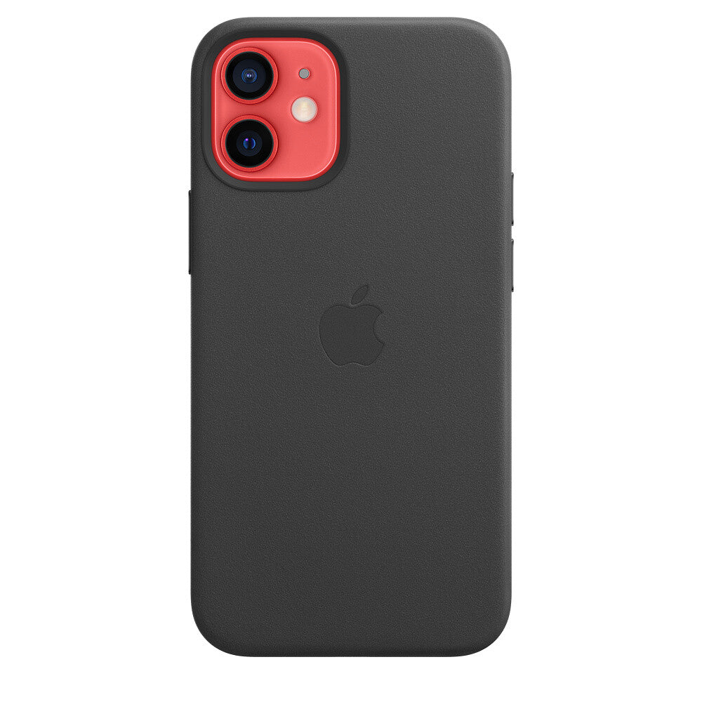 Apple iPhone 12 mini Leather Case with MagSafe in Black