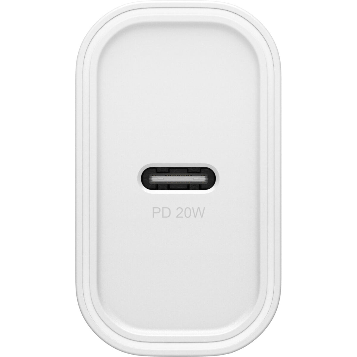 OtterBox Fast Charge | Euro Plug Standard USB-C 20W Wall Charger in White