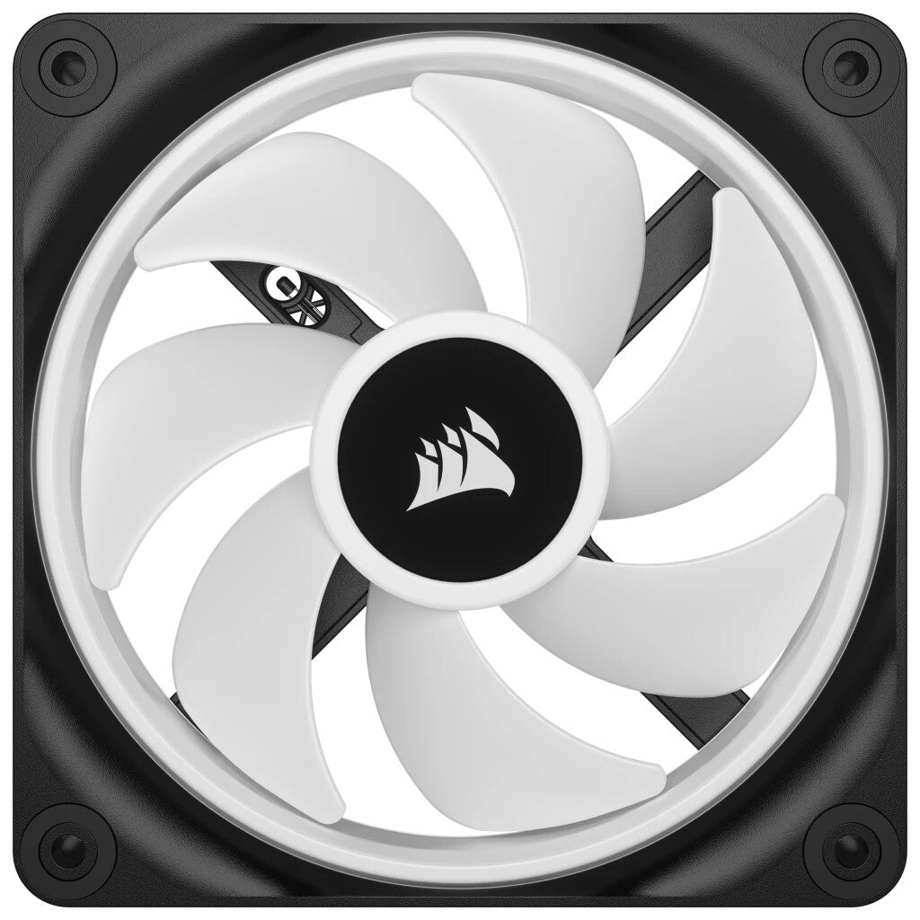 Corsair iCUE LINK QX120 RGB - PWM Computer Case Fan in Black / White - 120mm