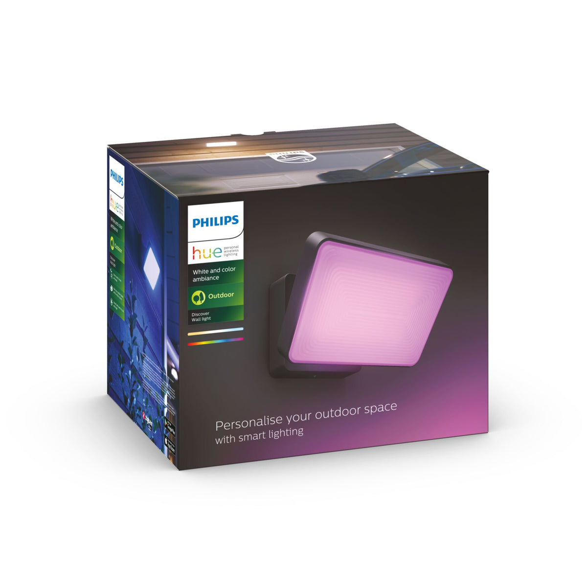 Philips Hue Discover Outdoor Floodlight - White and colour ambiance