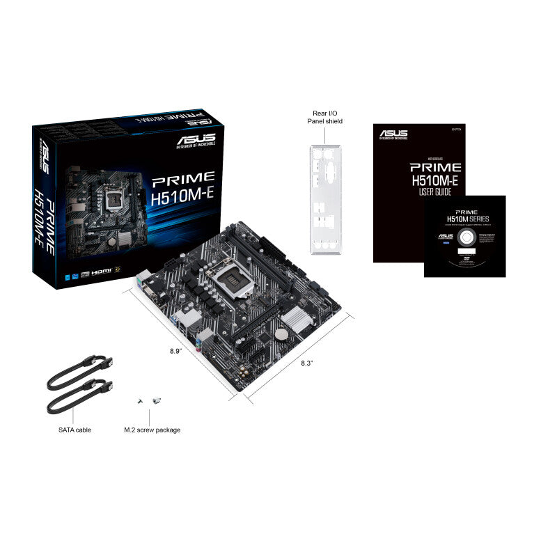 ASUS PRIME H510M-E micro ATX motherboard - Intel H510 LGA 1200