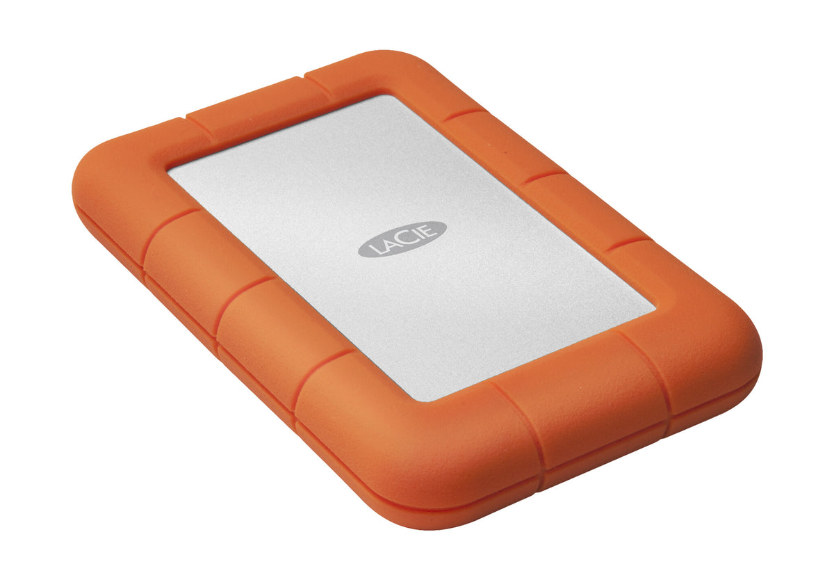 LaCie Rugged Mini - Micro-USB B External hard drive in Orange - 4 TB