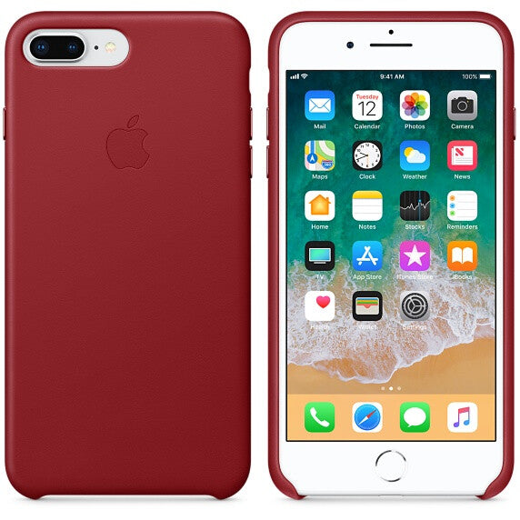 Apple mobile phone case for iPhone 8 Plus / 7 Plus Leather Case in (PRODUCT)RED