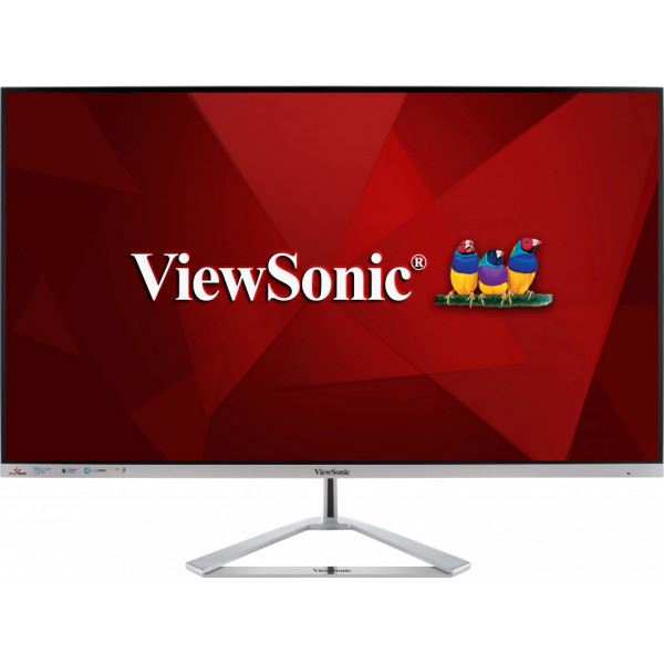 Viewsonic VX Series VX3276-MHD-3 Computer Monitor 81.3 cm (32&quot;) 1920 x 1080 pixels Full HD LED Silver