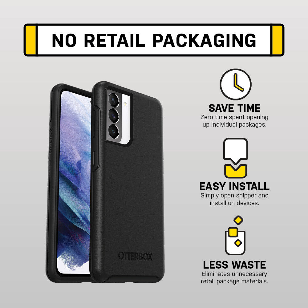 OtterBox Symmetry Series for Samsung Galaxy S21+ (5G) in Black - No Packaging