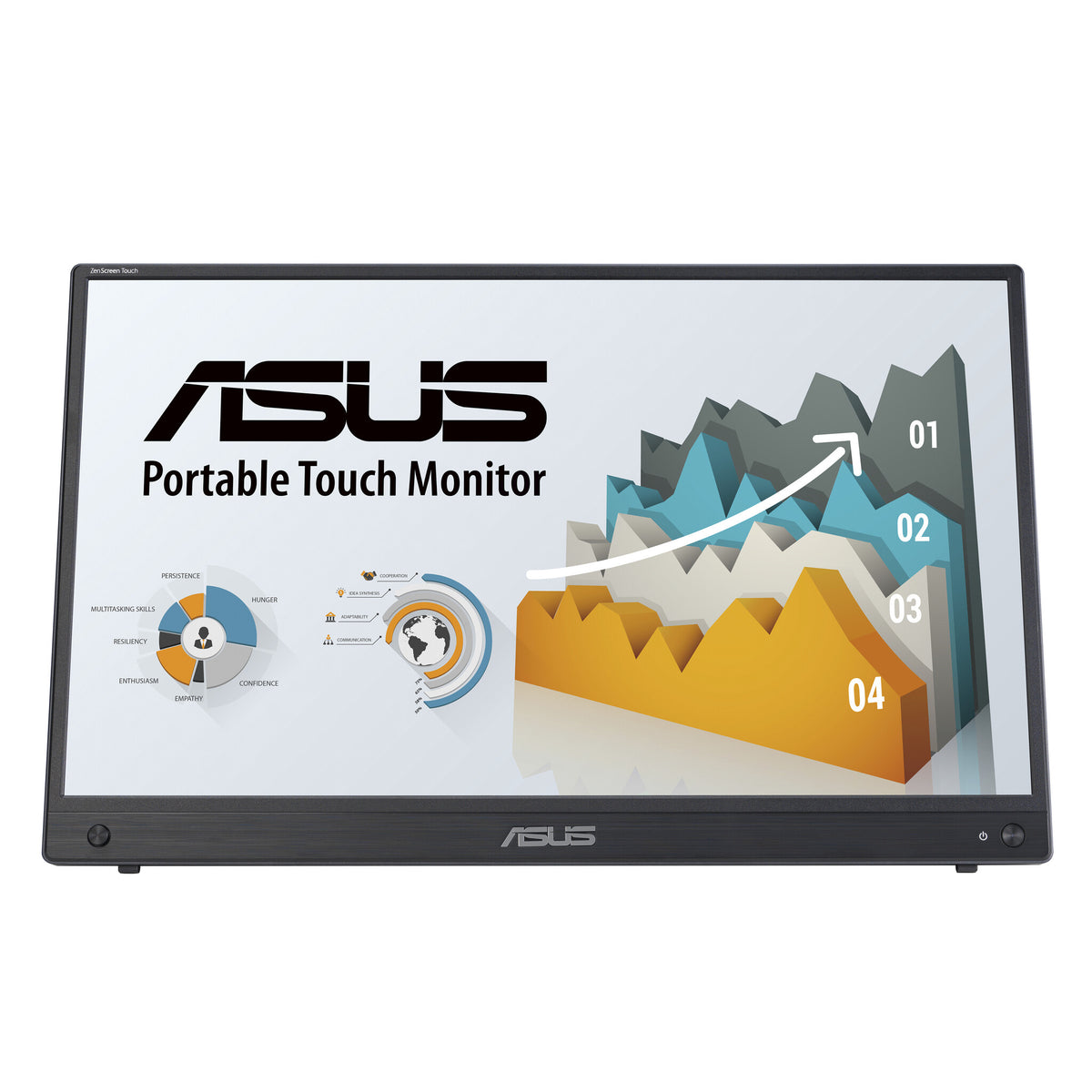 ASUS ZenScreen MB16AHT - 39.6 cm (15.6&quot;) - 1920 x 1080 pixels Full HD Touchscreen Monitor