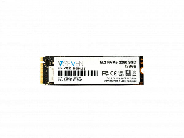 V7 V7SSD128GBNV3E - Serial ATA III NVMe 3D TLC M.2 SSD - 128 GB