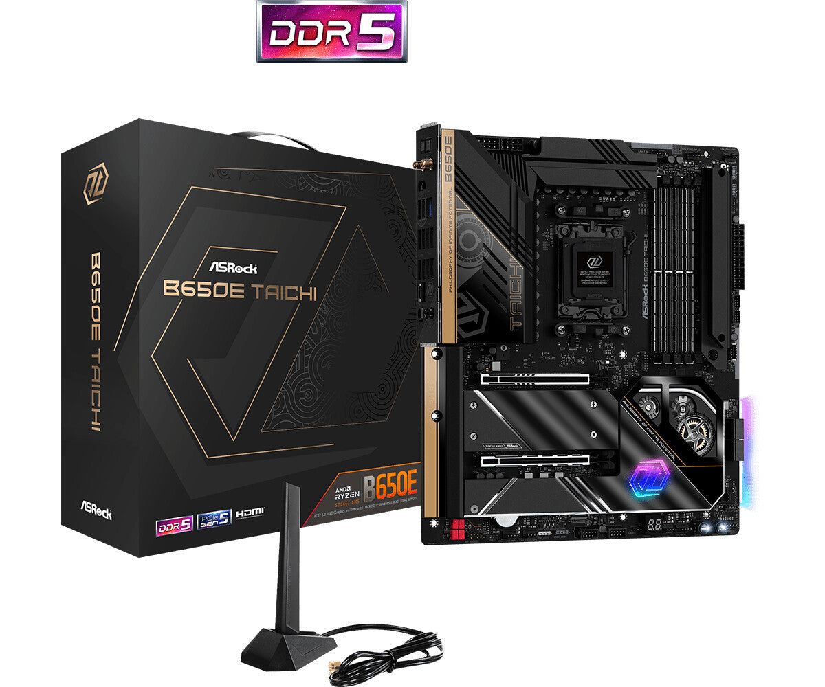 Asrock B650E Taichi Extended ATX motherboard - AMD B650 Socket AM5