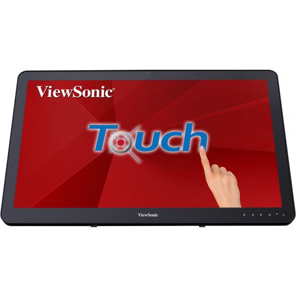 Viewsonic TD2430 Computer Monitor 59.9 cm (23.6&quot;) 1920 x 1080 pixels Full HD LCD Touchscreen Multi-user Black