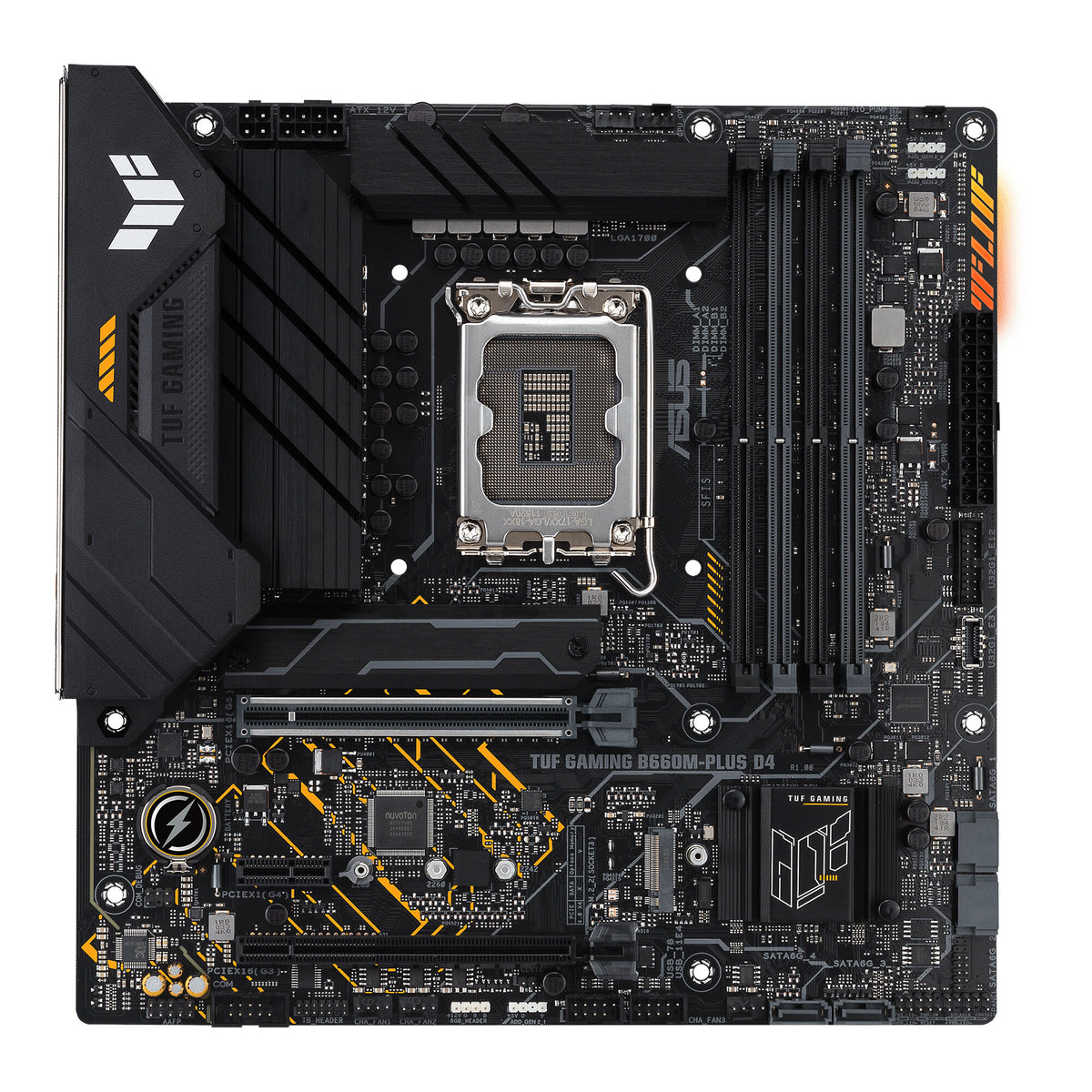 ASUS TUF GAMING B660M- PLUS D4 micro ATX motherboard - Intel B660 LGA 1700