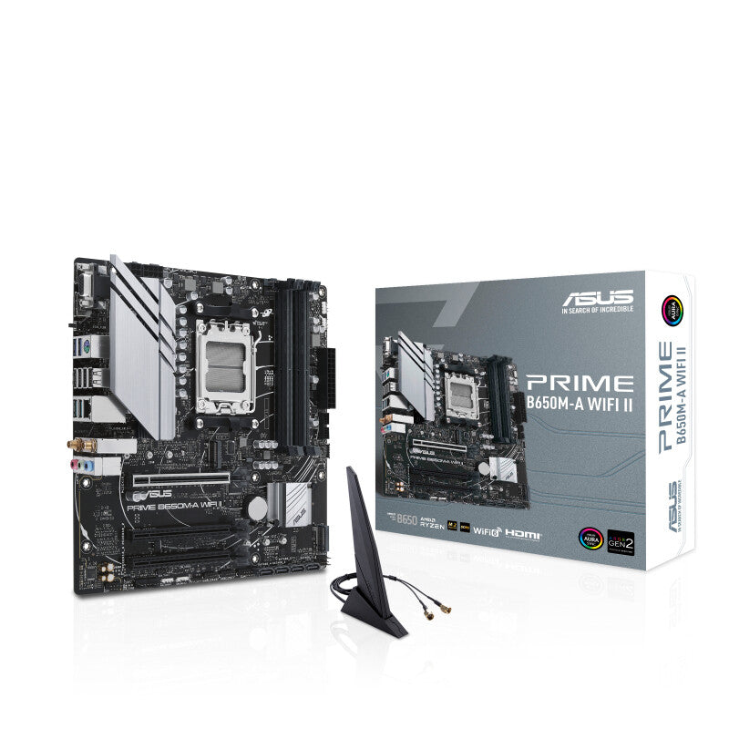 ASUS PRIME B650M-A WIFI II micro ATX motherboard - AMD B650 Socket AM5