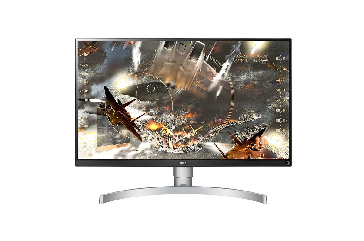 LG 27UL650 Computer Monitor 68.6 cm (27&quot;) 3840 x 2160 pixels 4K Ultra HD LED Silver, White