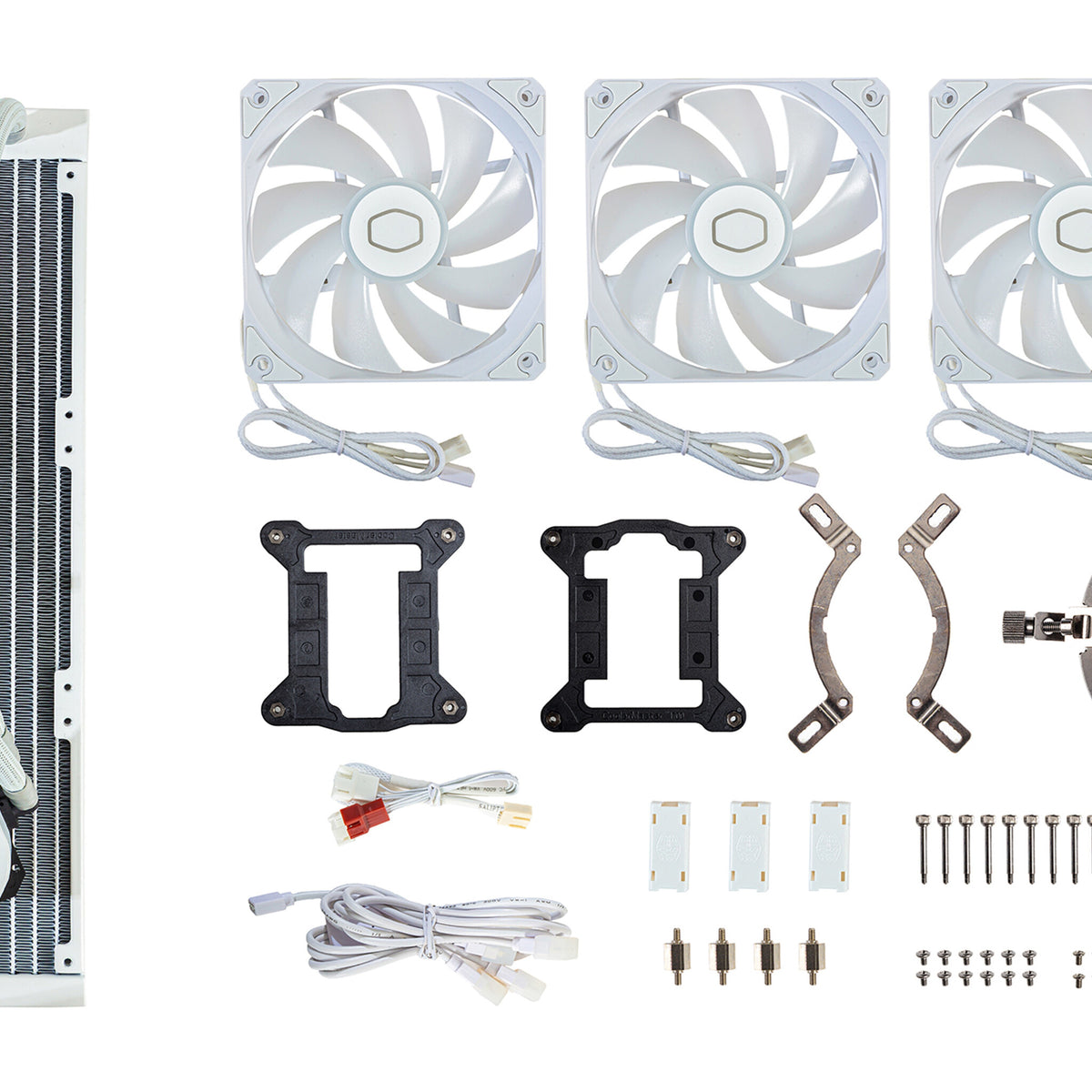 Cooler Master MasterLiquid 360L Core ARGB - Liquid Processor Cooling Kit in White - 360mm