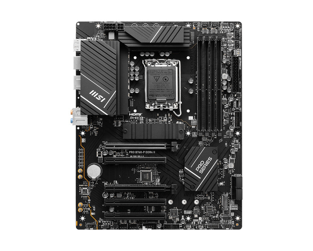 MSI PRO B760-P DDR4 II ATX motherboard - Intel B760 LGA 1700