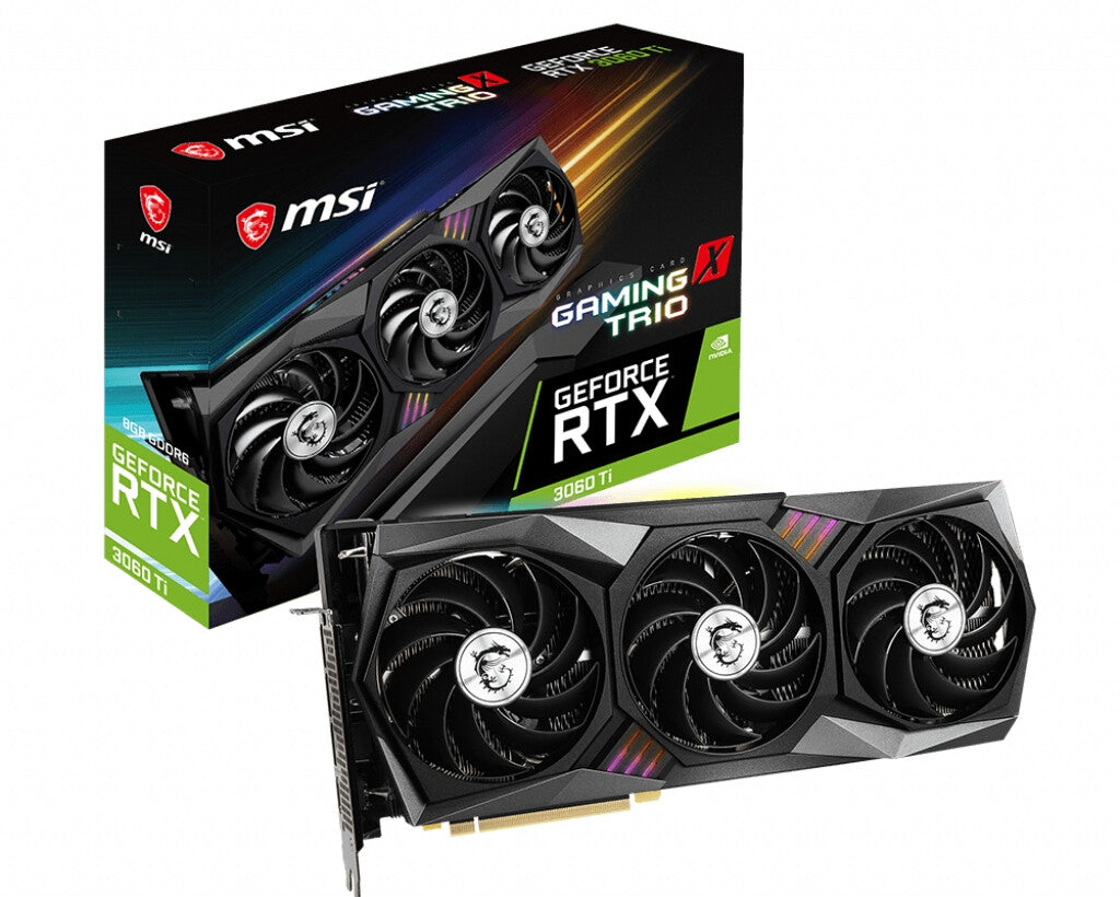 MSI GAMING X TRIO - NVIDIA 8 GB GDDR6 GeForce RTX 3060 Ti graphics card