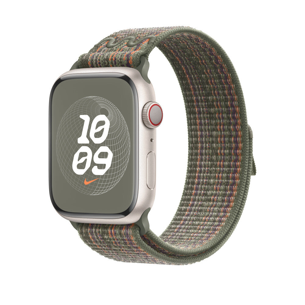 Apple MTL63ZM/A - 45mm Sequoia/Orange Nike Sport Loop