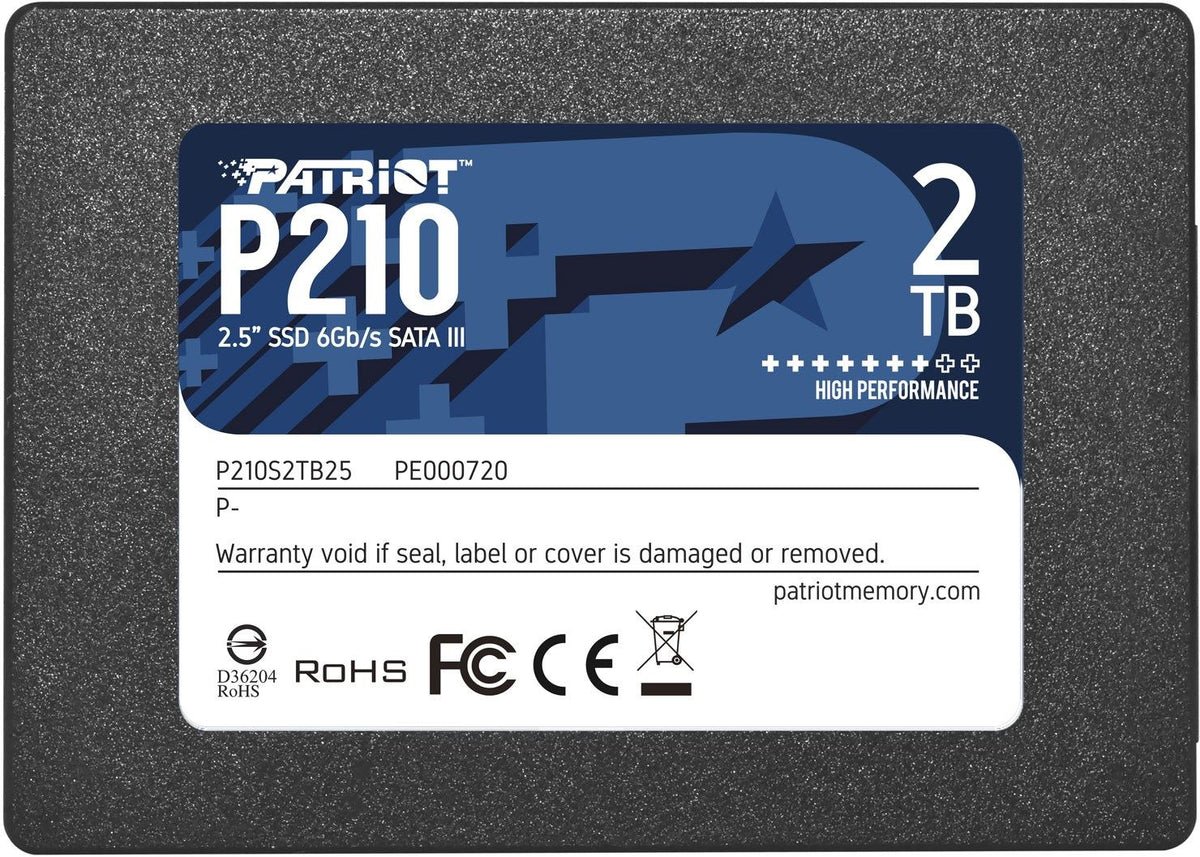 Patriot Memory P210 2.5&quot; 2 TB Serial ATA III