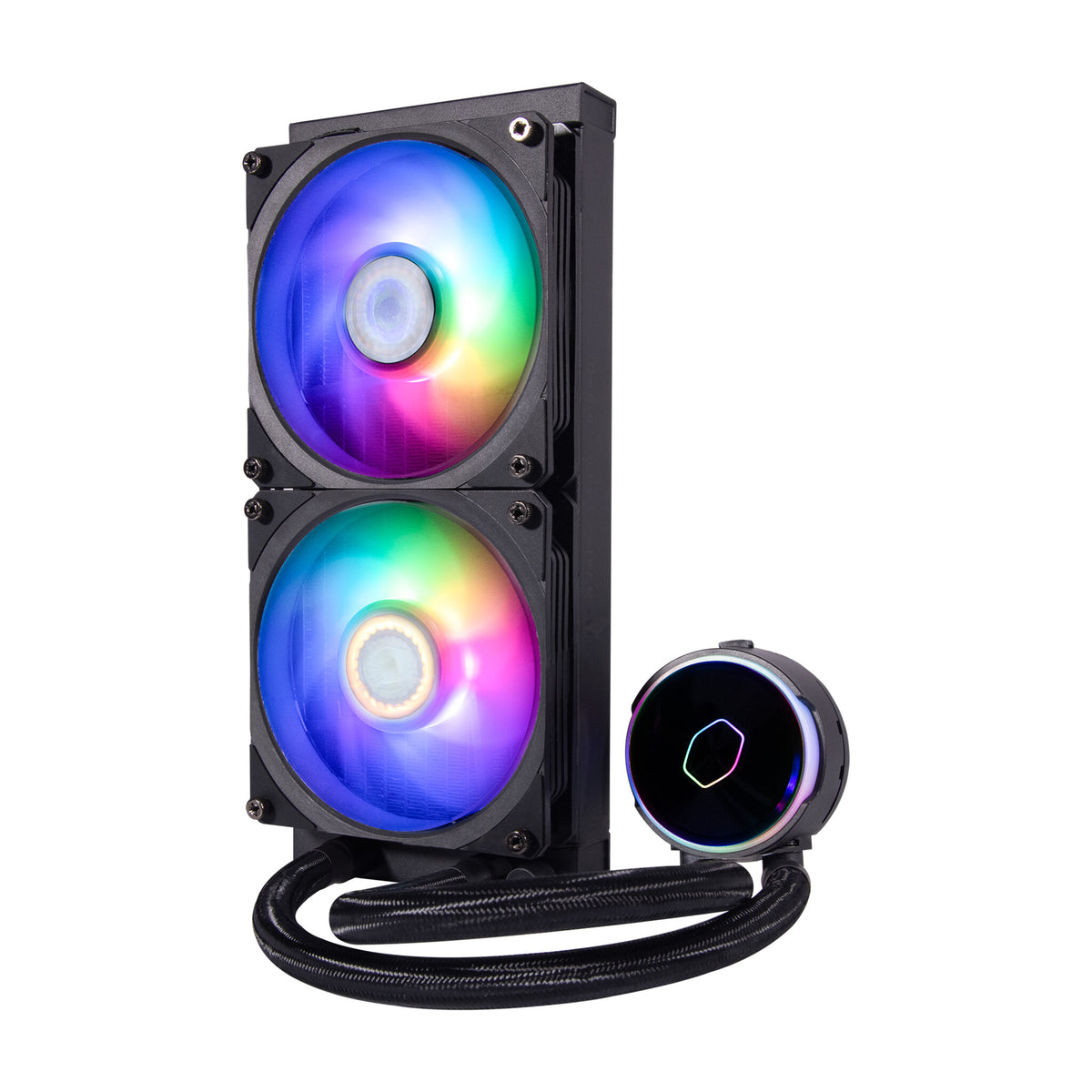 Cooler Master MasterLiquid PL240 Flux - Liquid Processor Cooling Kit in Black - 240mm