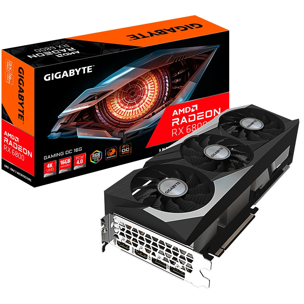 GIGABYTE GAMING OC - AMD 16 GB GDDR6 Radeon RX 6800 graphics card