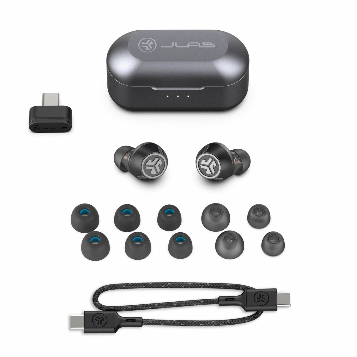 JLab Epic Lab Edition - True Wireless Stereo (TWS) In-ear Bluetooth Earbuds in Black