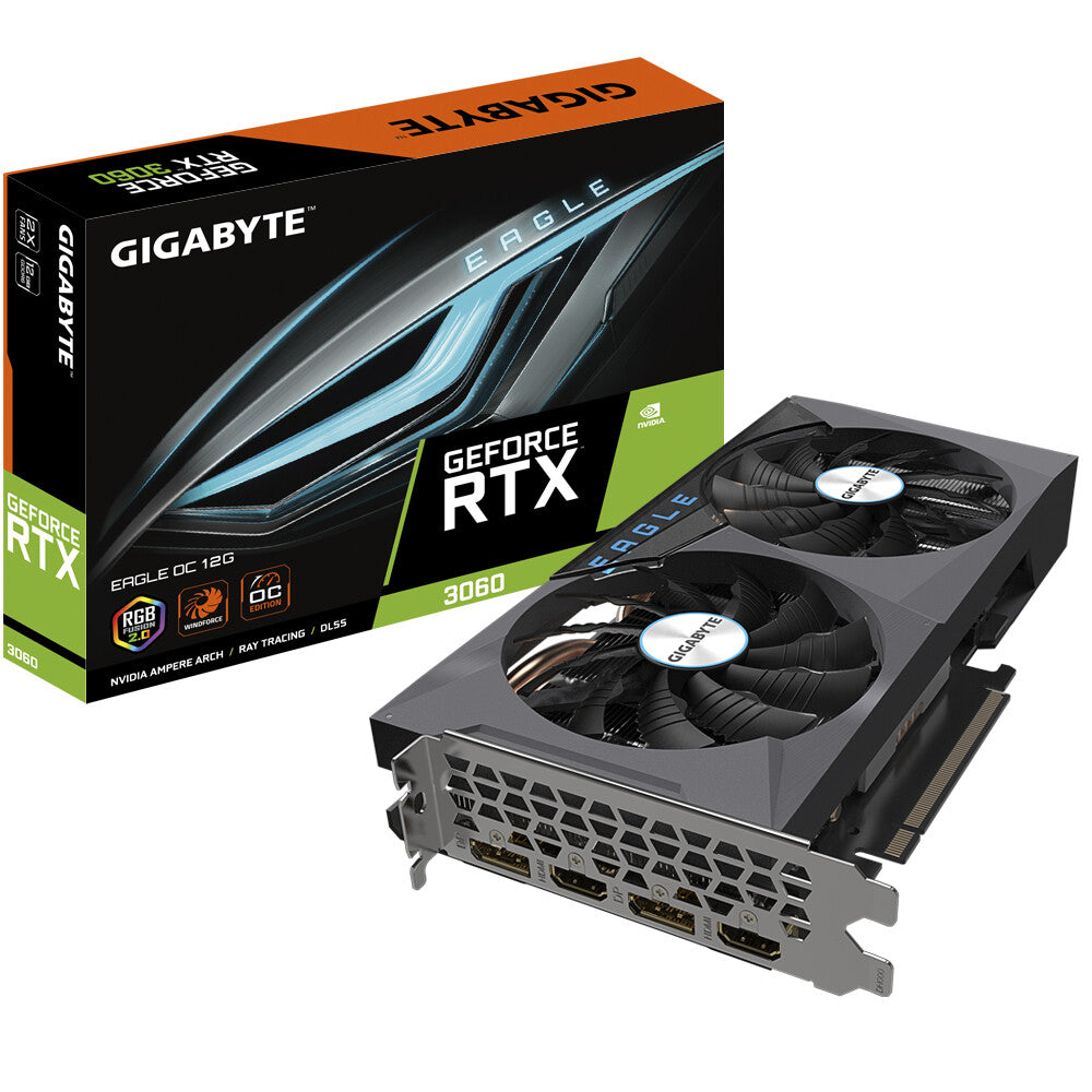 Gigabyte EAGLE OC 12G (rev. 2.0) - NVIDIA 12 GB GDDR6 GeForce RTX 3060 graphics card