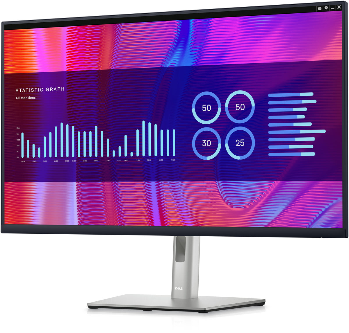 DELL P Series P3223DE - 80 cm (31.5&quot;) - 2560 x 1440 pixels Quad HD LCD Monitor