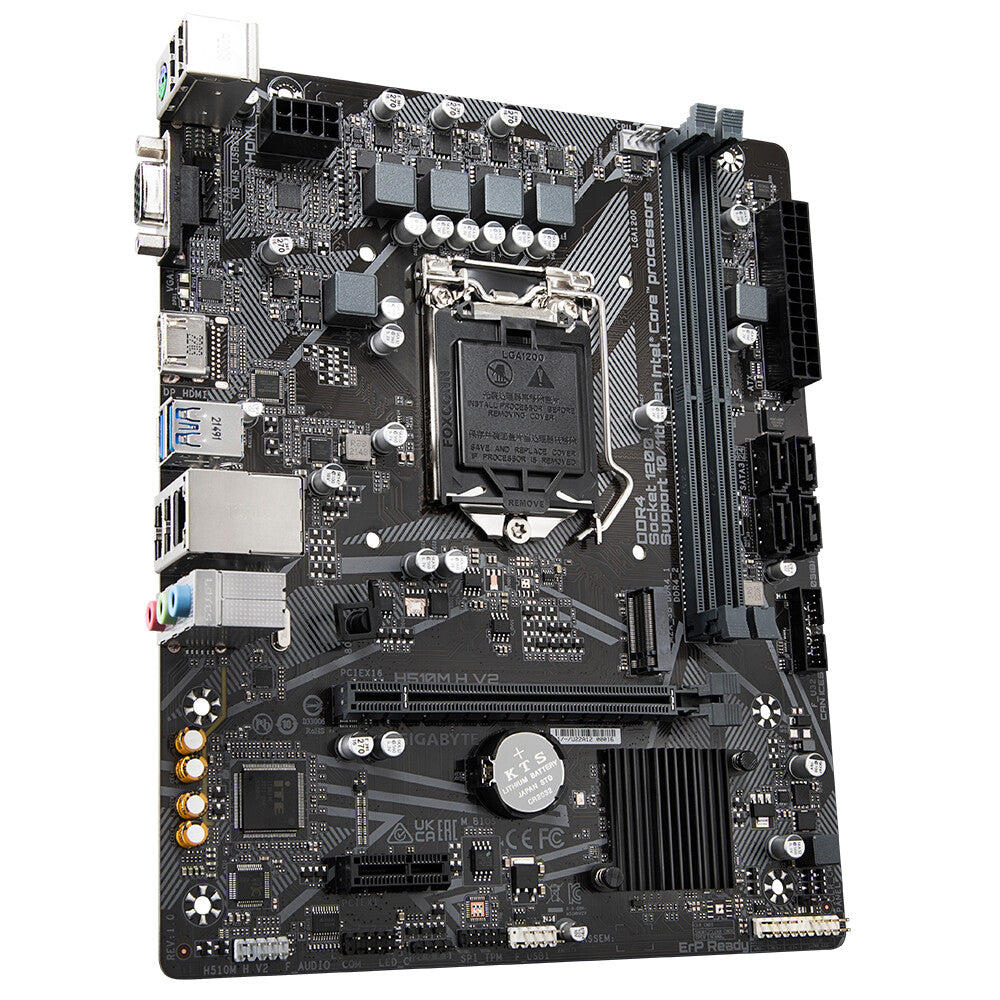 Gigabyte H510M H V2 micro ATX motherboard - Intel H510 Express LGA 1200