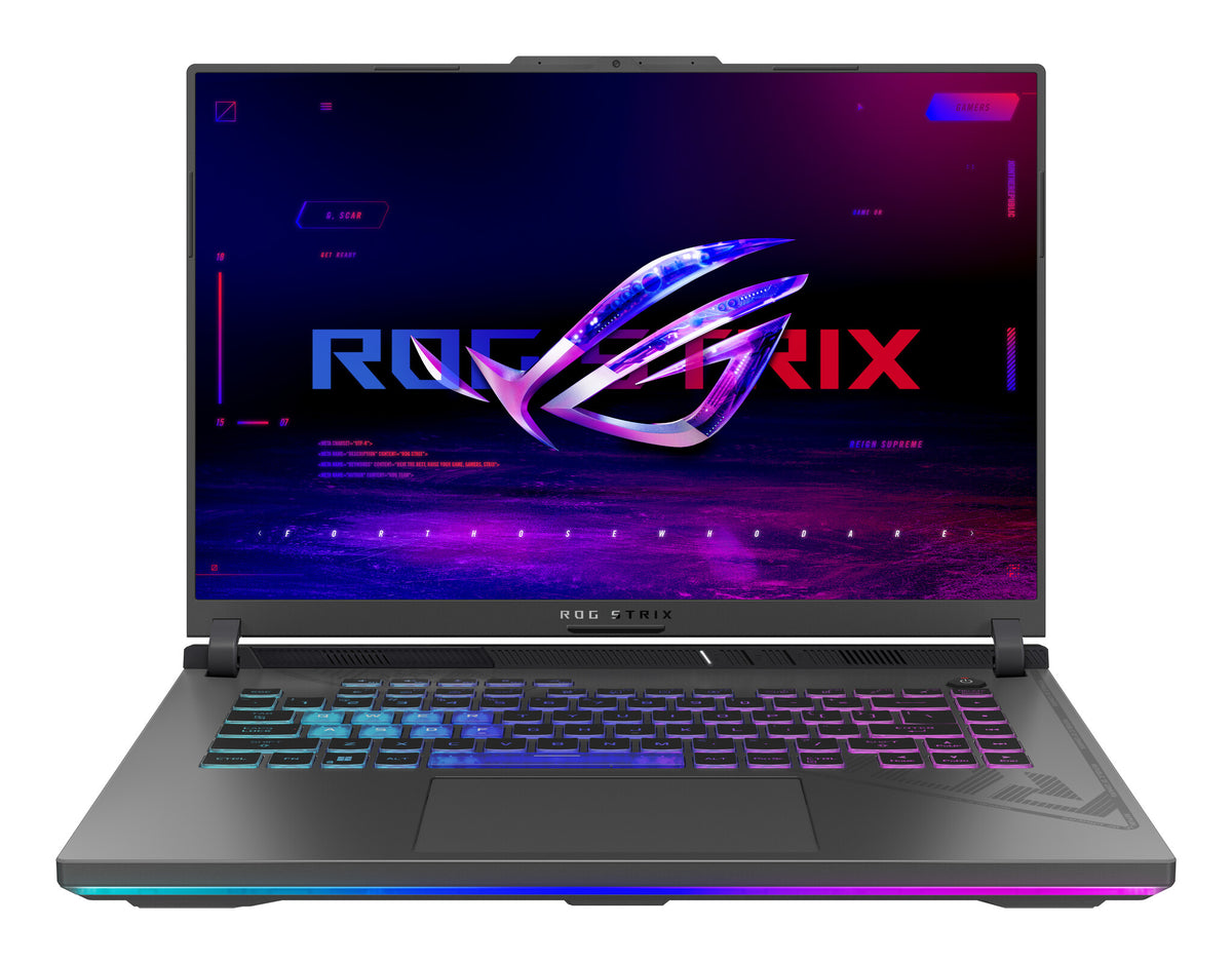 ASUS ROG Strix G16 Laptop - 40.6 cm (16&quot;) - Intel® Core™ i5-13450HX - 16 GB DDR5-SDRAM - 512 GB SSD - NVIDIA GeForce RTX 4060 - Wi-Fi 6E - Windows 11 Home - Black / Grey