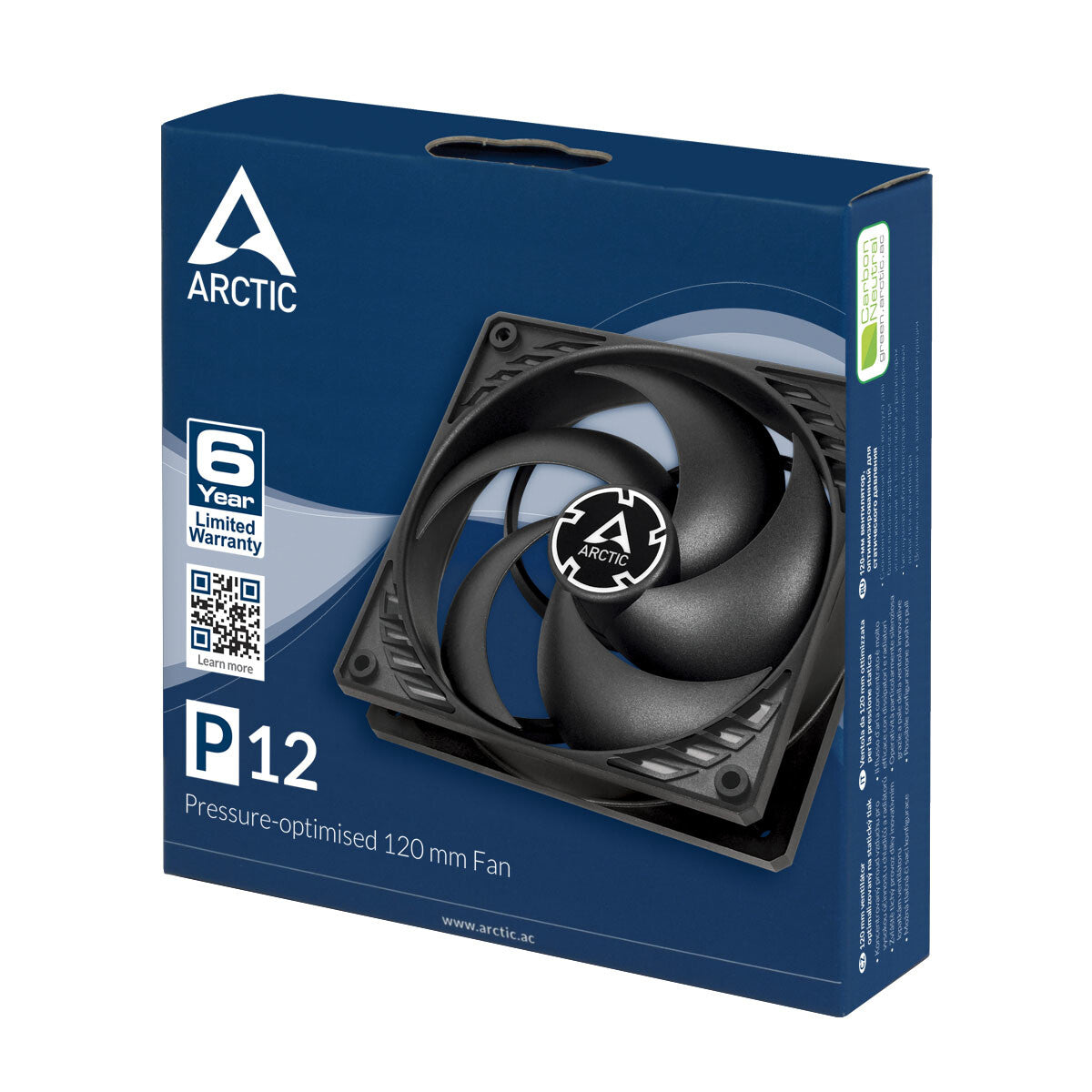 ARCTIC P12 - Computer Case Fan in Black - 120mm