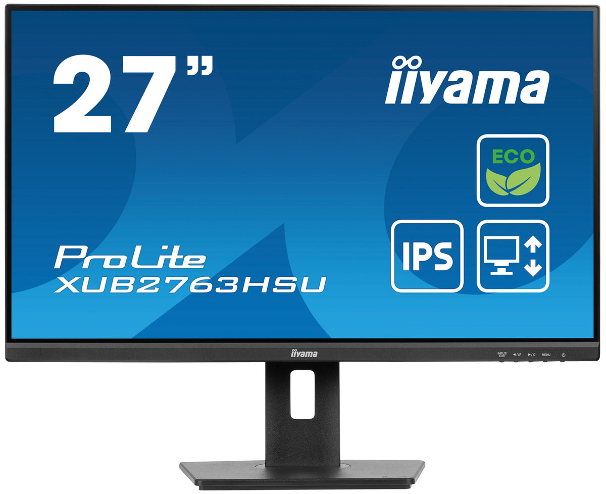 iiyama ProLite XUB2763HSU-B1 - 68.6 cm (27&quot;) 1920 x 1080 pixels Full HD LED Monitor