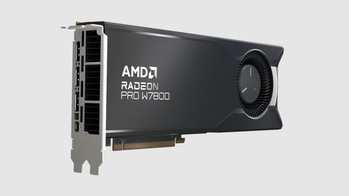 AMD 32 GB GDDR6 Radeon PRO W7800 graphics card