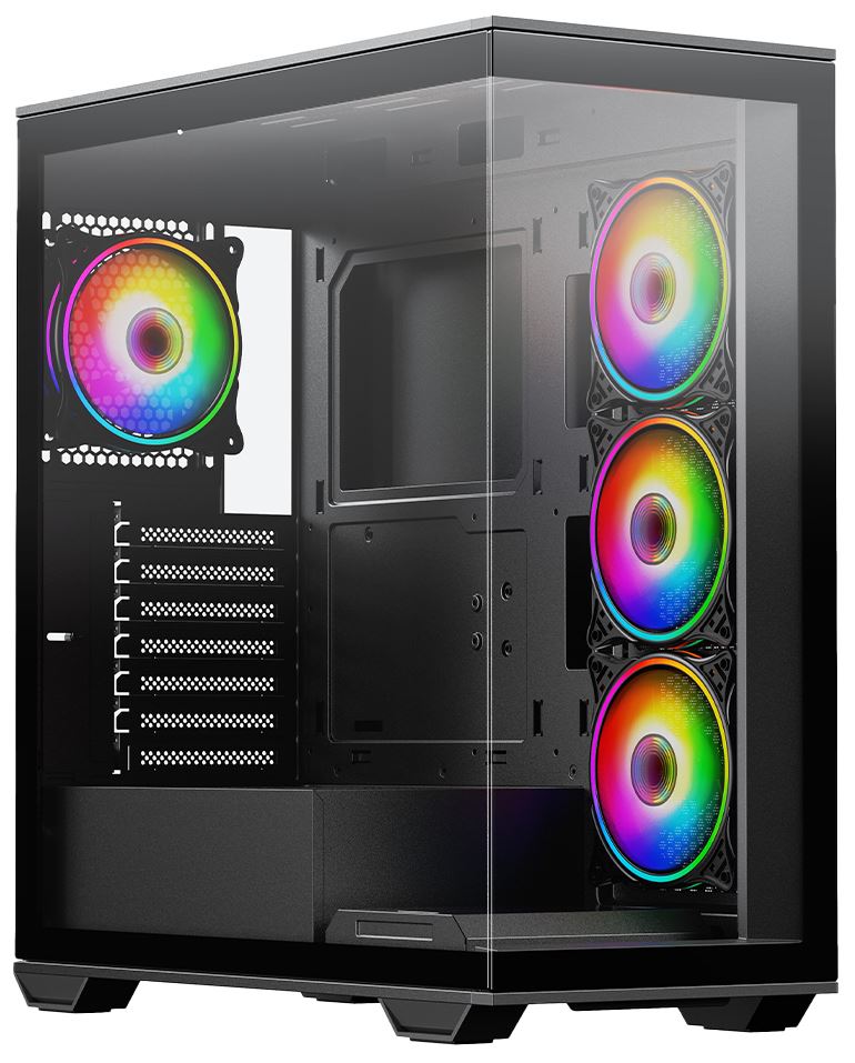 VIDA SOLUS - ATX Mid Tower Case in Black