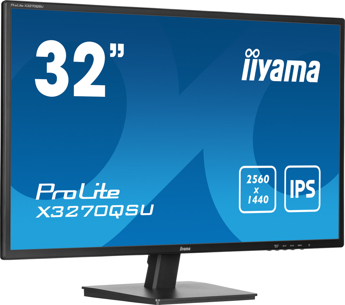 iiyama ProLite X3270QSU-B1 - 81.3 cm (32&quot;) - 2560 x 1440 pixels Wide Quad HD LED Monitor