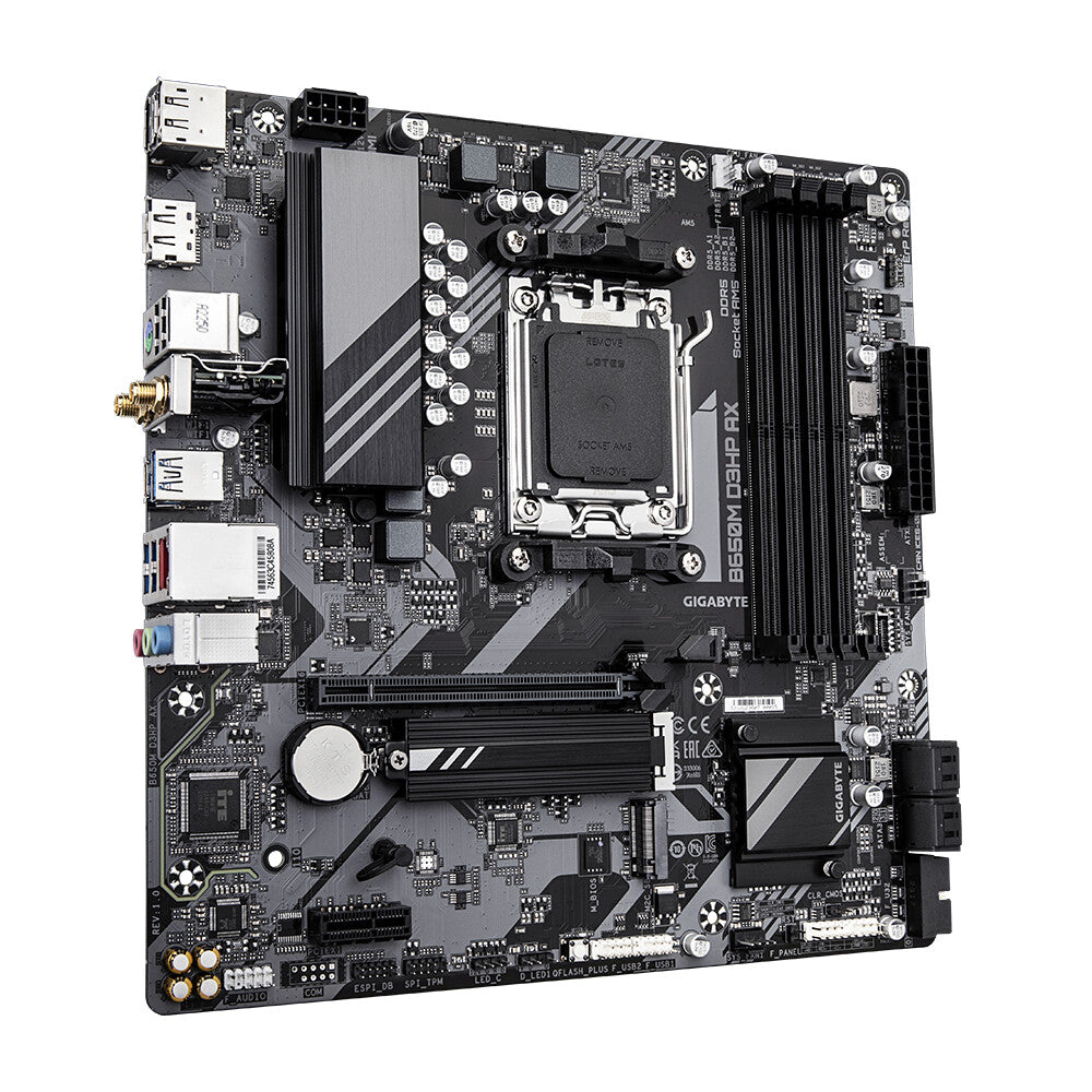 Gigabyte B650M D3HP AX Micro ATX motherboard - AMD B650 Socket AM5