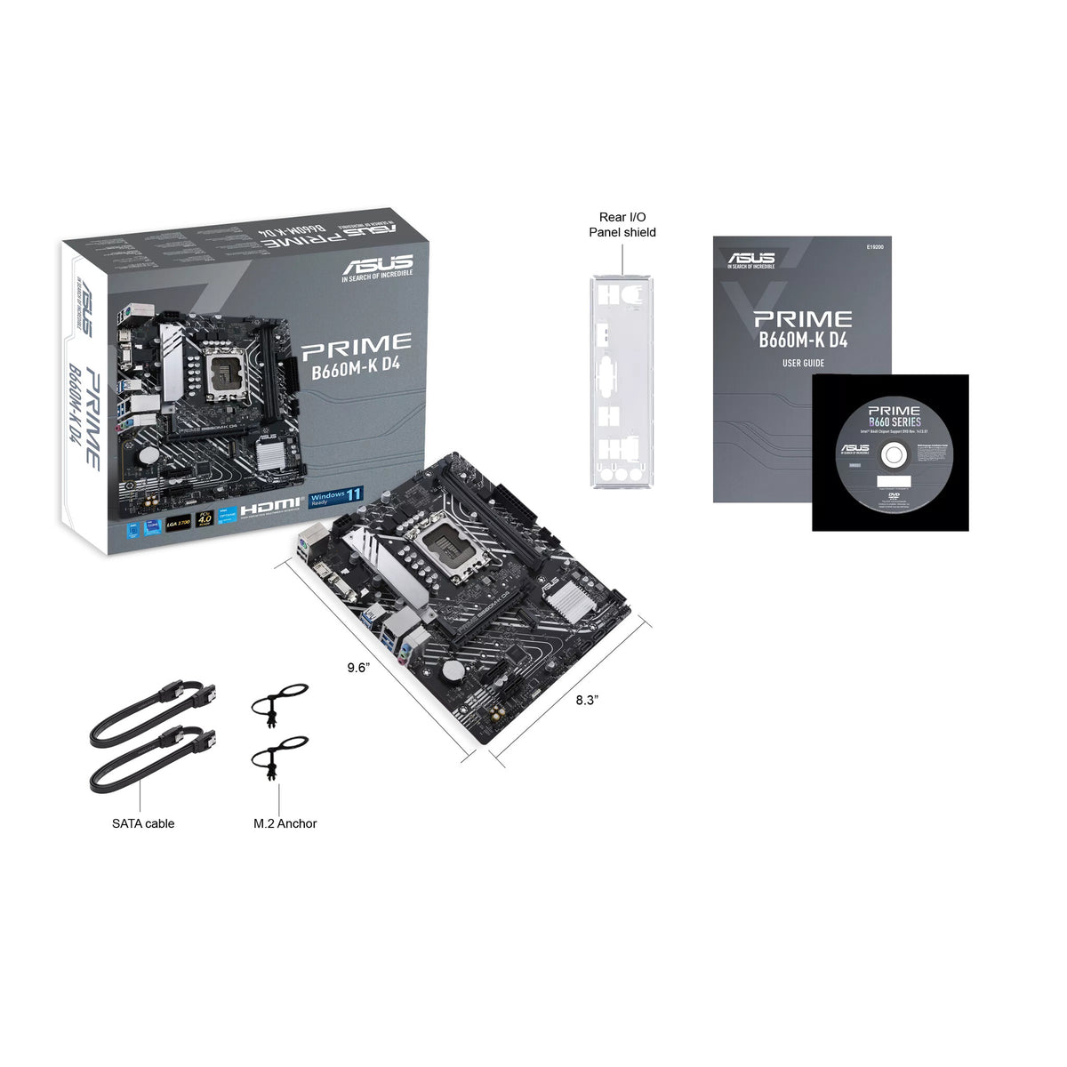 ASUS 1700 PRIME B660M-K D4 M-ATX Intel B660 LGA 1700 micro ATX