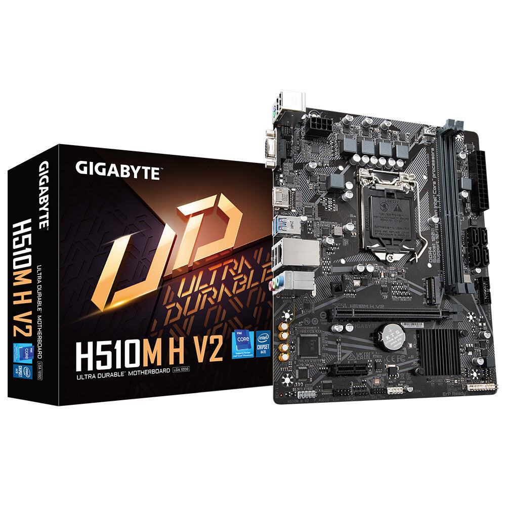 Gigabyte H510M H V2 micro ATX motherboard - Intel H510 Express LGA 1200